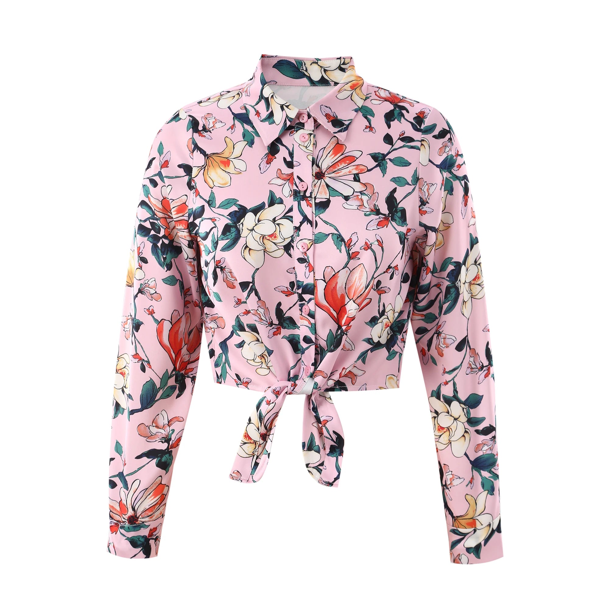 AP 2025SS Women Floral Satin Slip Dress Light Pink Knitting V-neck Sweater Elegant Lady Skirt