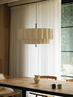 Living Bedroom Decor Lustre Pendant Lights Japanese Wabi Sabi Fabric Ceiling Chandeliers Indoor Lighting Hanging Lamps Fixtures