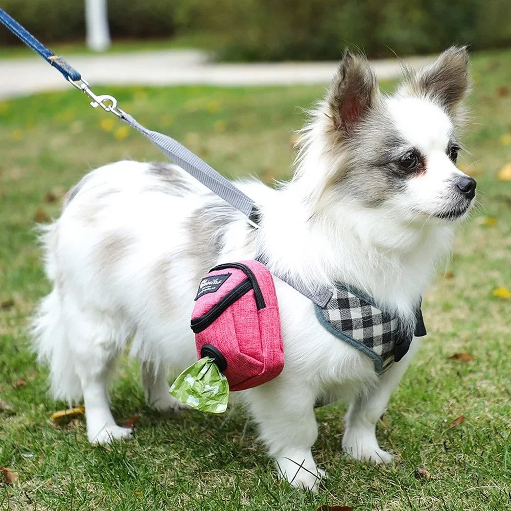 Portable Multifunction Durable Pet accessories Outdoor Travel Dog training bag Pet Dog treat pouch Dog Poop Bag Dispenser