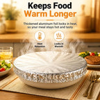 Aluminum Foil Film Food Cover Elastic Disposable Food Grade Covers Fresh-keep Lid Fruit Vegetable Insulation Storage Saran Wrap
