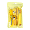 Soccer Sport Stationery Kit Cute Football Themed School Supplies Set With Pens Eraser Correction Tape Keychain Gift For Boys Tee