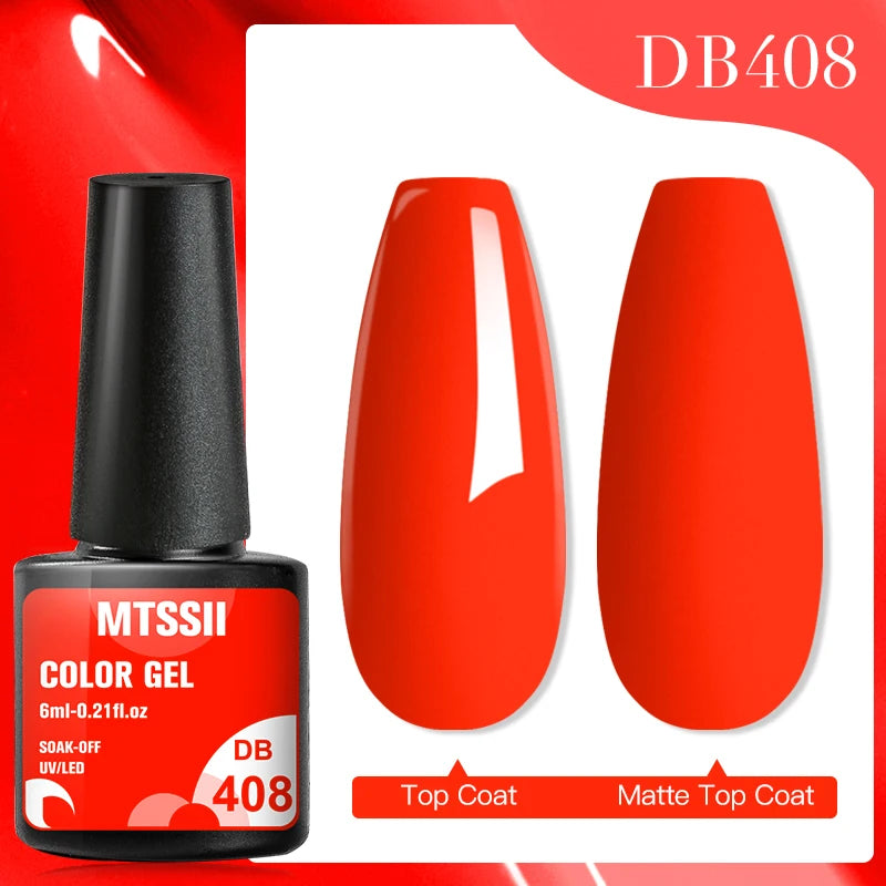 Mtssii 7ML Colorful Reflective Gel Nail Polish Glitter Sparkling Flash Glitter Gel Polish Semi Permanent Varnish Soak Off Nails