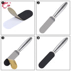 TP Professional Pedicure File Refills Foot File Stainless Steel Callus Remover Feet Rasp with 10 Replaceable Pads Coarse-Fine