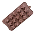 1PC Five-Pointed Star Silicone Chocolate Mold Creative Jelly Christmas Candy DIY Mold Ice Tray Baking Mold