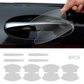 8PCS door handle sticker, scratch-proof car door protective sticker, door bowl protective film
