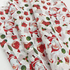 10/50Pcs Santa Claus And Christmas Gift Patterns, Santa Claus, Christmas Gifts,  Handmade Packaging Paper, Holiday Decoration