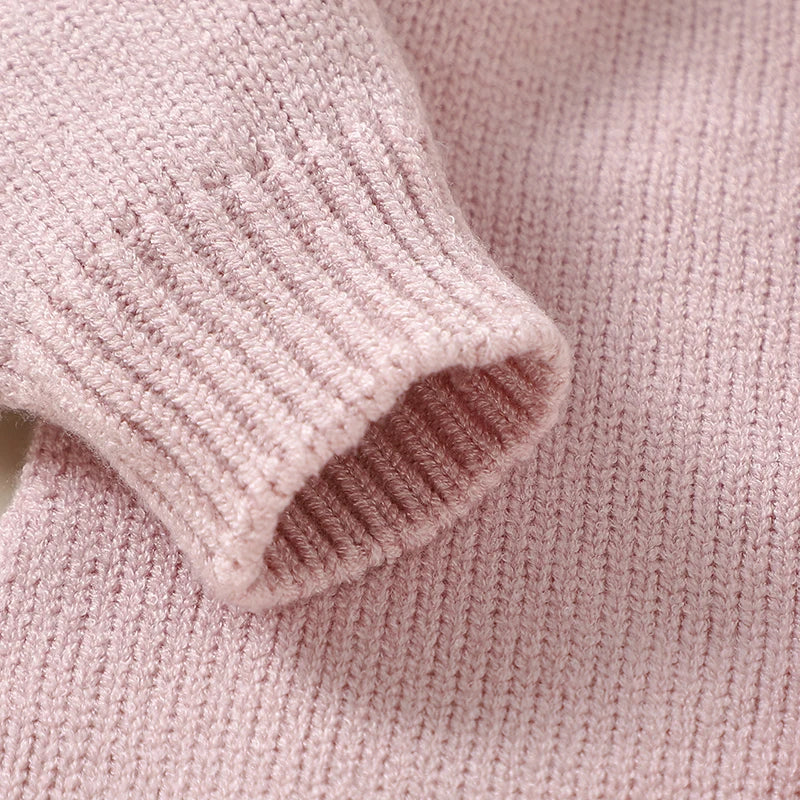 Infant Baby Rompers Knit Newborn Girl Boy Jumpsuit Long Sleeve Autumn Toddler Child Clothes Hat 0-18M Fashion Solid 2PC Overalls