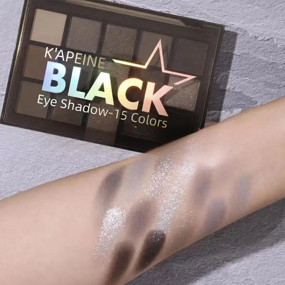 15 Colors Sexy Eyeshadow Palette Wild Dark Night Shadow Cosmetics Long Lasting Pearlescent Smoky Makeup Portable Safe 2026