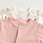 Brand Newborn Babies Clothes Infant Baby Boys Girls Romper Cotton Long Sleeve Pajamas Jumpsuit Toddler Clothes Outfits 3Pcs/Lot
