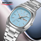 SKMEI 2420 Business Steel Clock Fashion Quartz Date Time Women Luxury Watches Casual Female Wristwatch Dress For Women Ladies