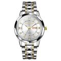 New Fashion Watch Men's Watch Night Light Dual Calendar Steel Strip Quartz Watch Men's Watch