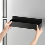 2/4pcs Magnetic Storage Rack Home Punch Free Refrigerator Storage Basket Kitchen Seasoning Jar Holder Bathroom Toiletries Shelf