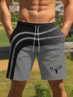 Summer 3D Coconut Tree Printed Beach Men's Shorts Palm Tree Pattern Outdoor Sports Shorts Harajuku Hawaiian Style Swimming Pants