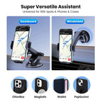 TOPK Car Phone Holder Mount for IPhone[Powerful Suction] Phone Mount for Car Dashboard Car Accessories Automobile for Smartphone