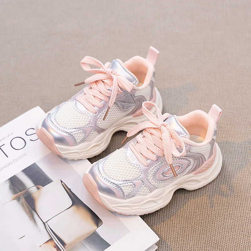 Kids Casual Sneakers for Boys Girls 2025 New Autumn Winter Toddler Platform Running Sneakers Soft Sole Comfort Barefoot Shoes
