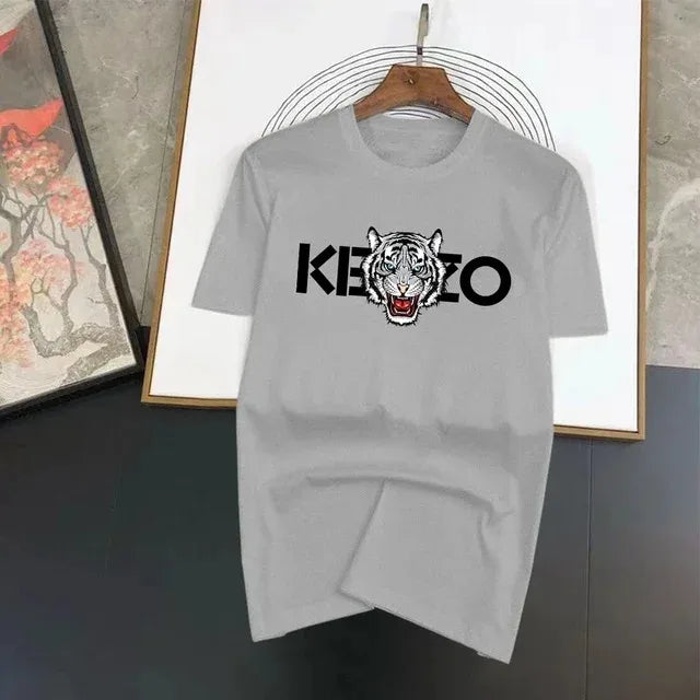 2025 New Fashion Hot Luxury Brand Printed Men's T-Shirt High Quality Summer Wear Tops Training Loose Cotton Sportswear Outfits