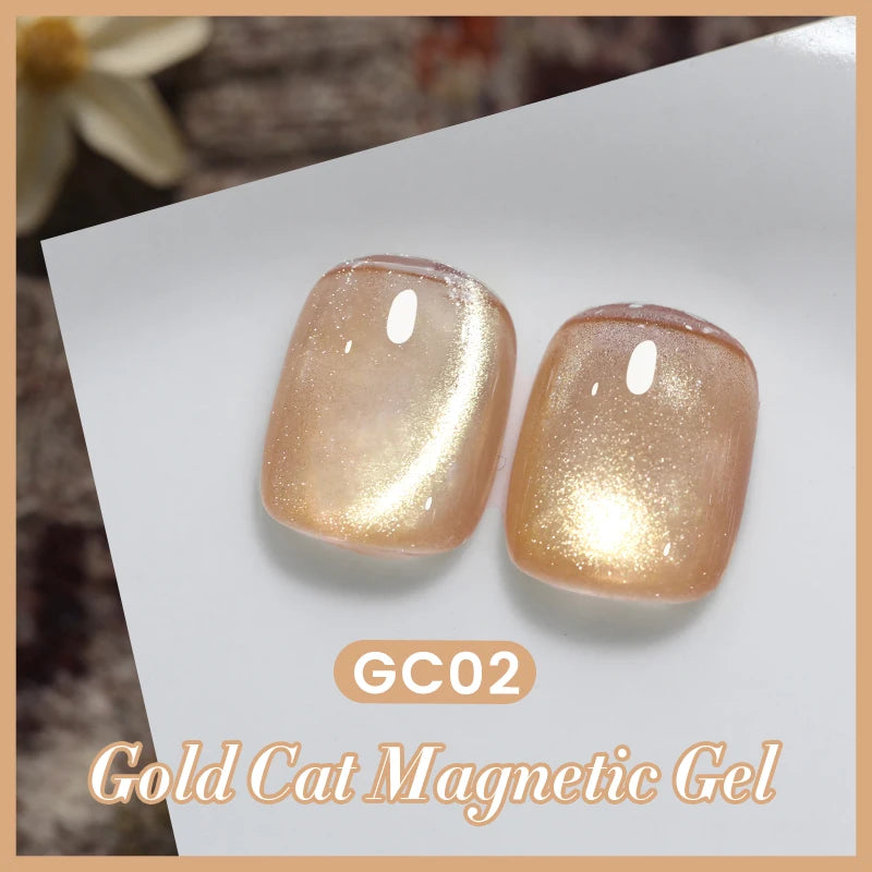BORN PRETTY 10ml Cat Magnetic Gel Sparkling Semi Permanent Soak Off Manicure UV Gel Nail Art Varnish Autumn Winter Gel Nails