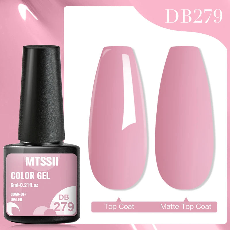 Mtssii 7ML Colorful Reflective Gel Nail Polish Glitter Sparkling Flash Glitter Gel Polish Semi Permanent Varnish Soak Off Nails