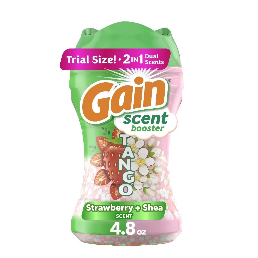 Strawberry shea dual-scent laundry scent booster beads | Boost long-lasting fresh aroma and upgrade daily washing experience for all garments