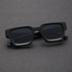1PC Unisex Plastic Fashion Square Frame Sunglasses For Street Photography And Beach Trips Driving Accessories