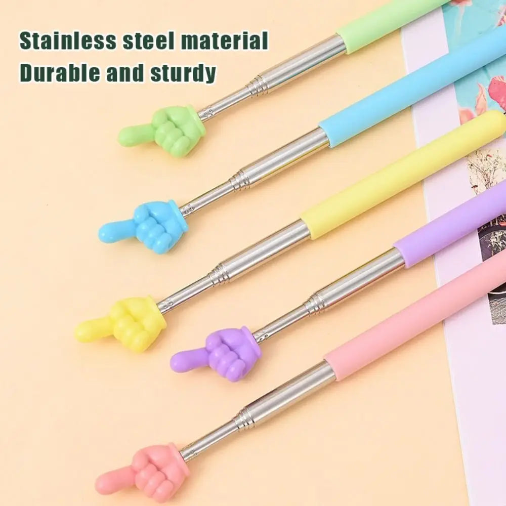 School Office Supplies Finger Read Guide Pointer Rod Telescopic Pointer Stick Tools For School Office Teacher Supplies Teaching