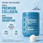 Collagen Peptides Powder 567g, Grass Fed Bovine Hydrolyzed Protein, Unflavored Easy Mix Daily Beauty Support Supplement