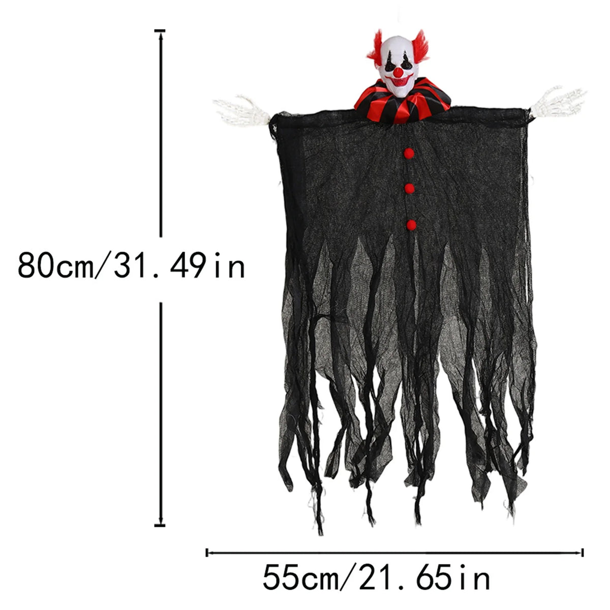 Halloween Hanging Skeleton Props Halloween Scene Layout Hanging Ghost for Outdoor Porch Patio Tree