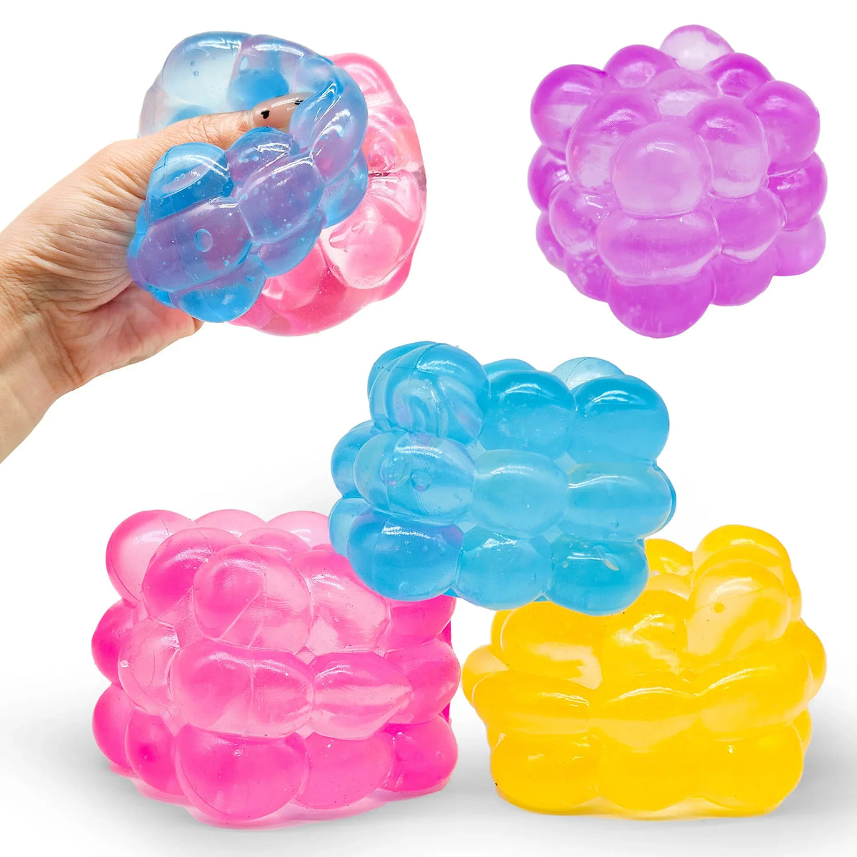 1JJ-New Three-Dimensional Candy Kneading Music Adult Stress Relief Squeeze Sensory Toys Decompression Simulation Cube Party Gift