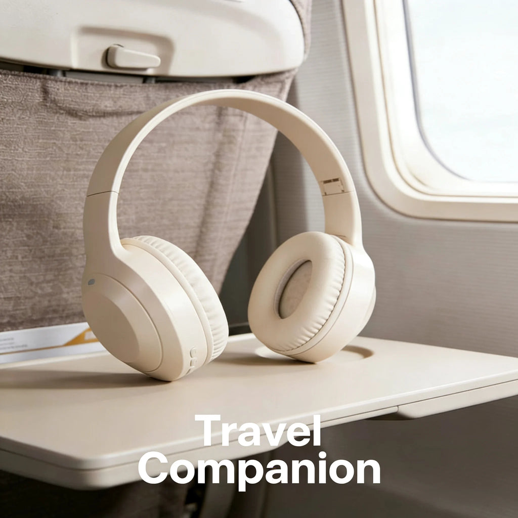 M5 Wireless Bluetooth Headphones HiFi Stereo Over‑Ear Foldable Headset with Mic Support TF Card & AUX