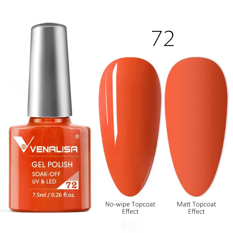 Venalisa Neon Gel Polish Varnishes Hybrid Nails For Manicure 7.5ml Semi Permanent Soak off Enamel Gel Polish UV Nail Gel Polish