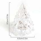 1/2Pcs LED 8.5cm Flameless Christmas Tree Shape Candle Light for Home Party Christmas Decoration New Year Gift 2025 Navidad