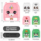 Children's Name Seal Custom Double -layer black and white ink Student's Stamp Kindergarten Clothes Waterproof Name StickerStamp