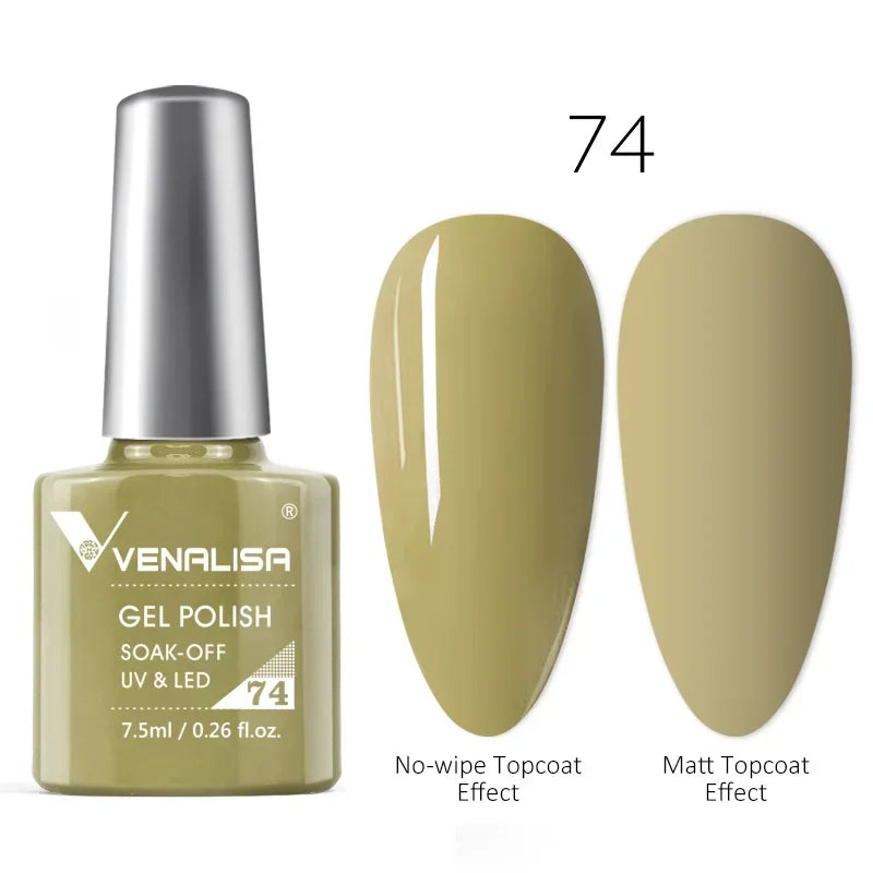 Venalisa Neon Gel Polish Varnishes Hybrid Nails For Manicure 7.5ml Semi Permanent Soak off Enamel Gel Polish UV Nail Gel Polish