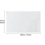 Disposable PE Table Covers Cloth Tablecloth Easy Cleanup Plastic Rectangle White Plastic Tablecloth for Party Wedding 10/5/2pcs