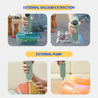 Well-Designed Fast-Compact Vacuum Sealer Machine Food Grade Plastic Seals Both Vacuum Bags And Roll Bags Ideal Kitchen Accessory
