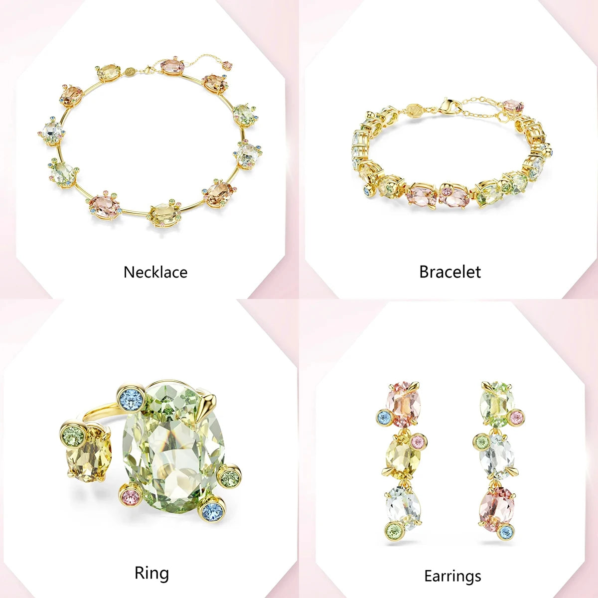 Luxury Jewelry for Women, Fashionable Colored Gemstone Necklaces, Bracelets, Earrings, Rings, Elegant and Unique Accessories