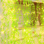 LED Fairy Grace Decor Ivy String Lights Outdoor Party Battery-Powered LED Outdoor Lights for Garden Christmas Halloween Decor