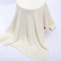 Customize Name Baby Blanket - Embroidered Design Great for New Borns Stroller Swaddles Comfort Breathable Cotton Knitted Blanket