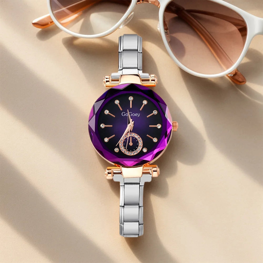 Design Luxury High Class Feeling Women Men Quartz Watch Stainless Steel Strap Width 9mm Trendy Trend Everyday Couples Gifts