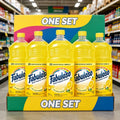 Household Favorite! | Large capacity | Multi-Purpose Cleaner Concentrate No Rinse Floor Cleaner Refreshing Lemon Scent  All-Purpose Cleaning Solution for Home Kitchen Bathroom Surfaces