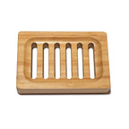Bamboo Case Tray Wooden Prevent Mildew Drain Soap Box Natural Bamboo Dishes Bath Soap Holder Container Bathroom Washroom Tools