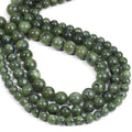 SHIJIWLS Natural Stone Canada Jade Diy Beads For Making Jewelry, Bracelets, Necklaces, Earrings Loose Beads 6/8/10mm Wholesale