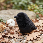 10cm 20cm Kawaii Black Crow Plush Toy Realistic Crow Stuffed Animal Creative Bird Soft Doll for Child and Adults Gothic Room Dec