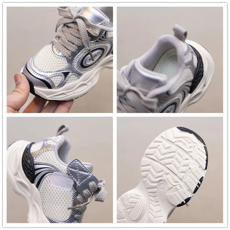 Kids Casual Sneakers for Boys Girls 2025 New Autumn Winter Toddler Platform Running Sneakers Soft Sole Comfort Barefoot Shoes