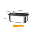 High Quality Stainless Steel Camping Lunch Box Sealed Refrigerator Freezer Storage Box Leak-proof Microwave Suitable Bento Box