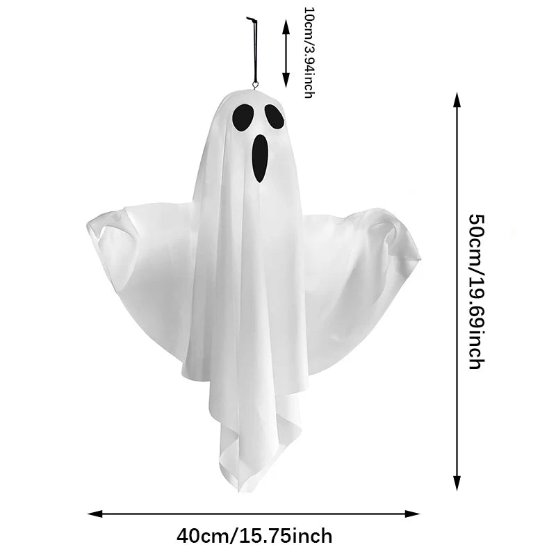 Halloween Decor Hanging Ghost Lamp LED Lighted Ghost Hanging Decor Halloween Party Favor Gift for Home Garden Decor