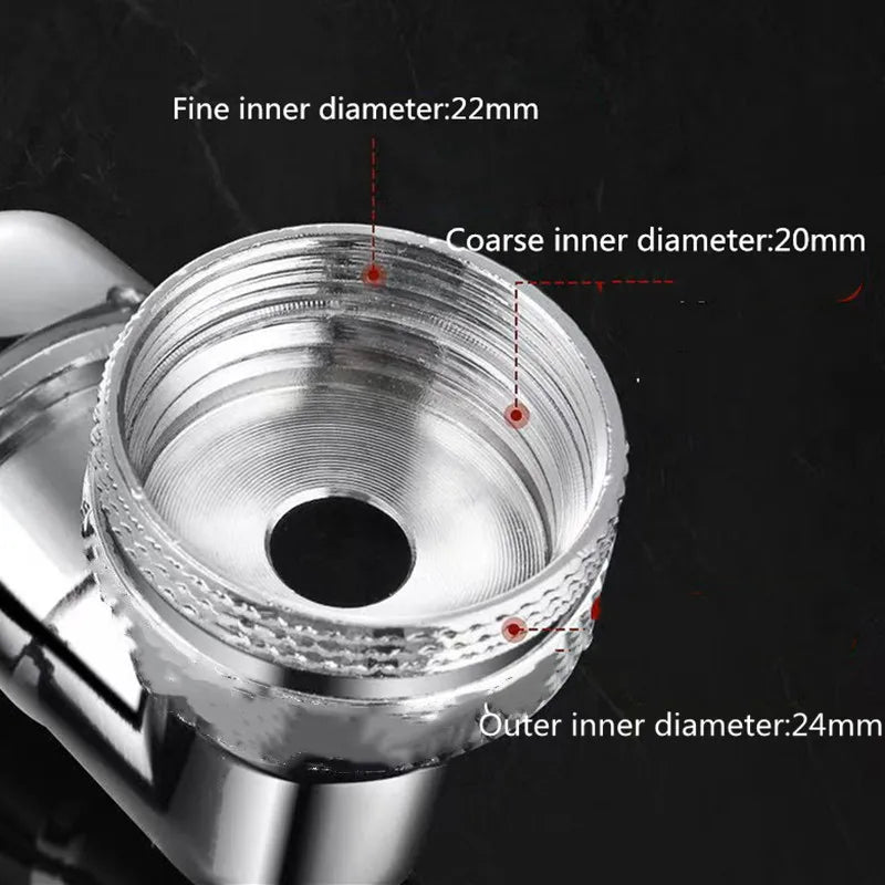 Heavy Metal Universal 1080° Rotation Faucet Sprayer Head For Kitchen Washbasin Extension Faucet Bubbler Sink Tap Splash Nozzle