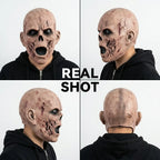 Realistic Scary Zombie Mask Latex Full Head Horror Monster Halloween Cosplay Party Haunted House Prop Creepy Costume Accessory