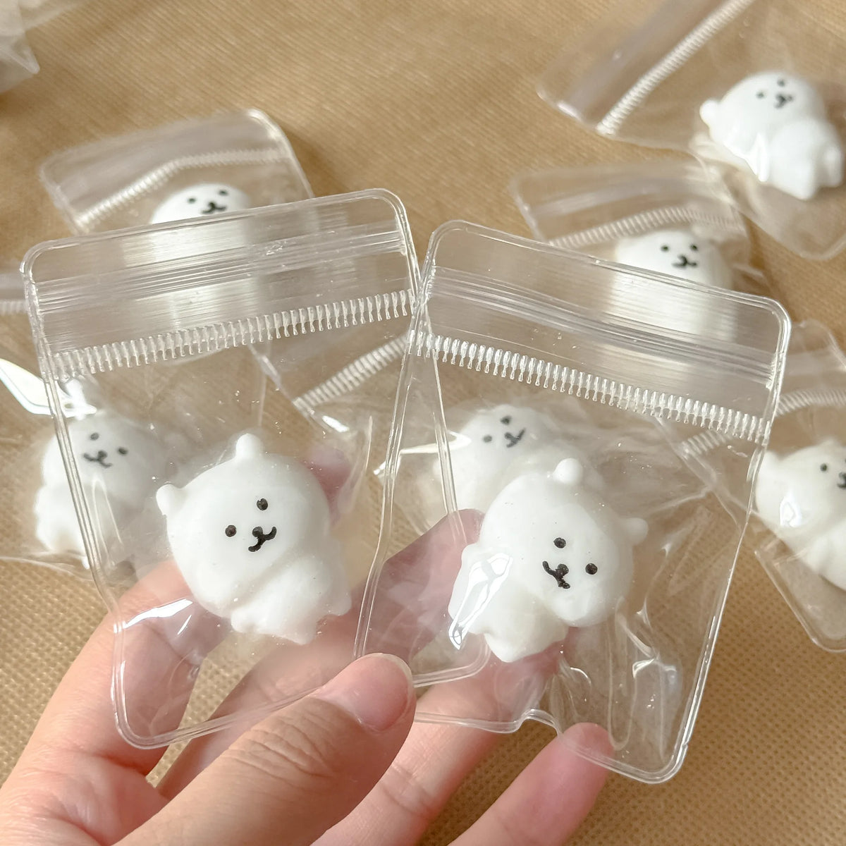 6pcs Self deprecating Bear Pinch Fun Bear Pinch Cute Expression Stress Relieving Toy Little Nose Ga Cute Children's Prize