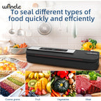 Automatic Food Vacuum Sealer with Preservation Modes Plastic Bag Sealing Machine Food Storage Vacuum Package Machine for Kitchen